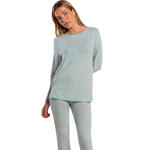 ADMAS FEMME - Ref.63628ADTUR - Pyjama legging top long col rond Elegant At Home