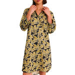 Robe chemise de plage manches trois-quarts SALVIA