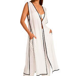 Ensemble de plage pantalon gilet long ouvert NAUTILUS