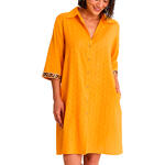 Robe chemise de plage manches mi-longues DUNA