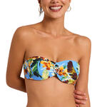 SELMARK MARE - Ref.BO423SE - Haut maillot de bain bandeau non préformé TROPICO