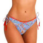 SELMARK MARE - Ref.BP107SE - Bas maillot slip taille basse à nouettes MIRAGE