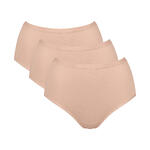 Pack x3 culottes slips taille haute Go Daily Cotton
