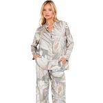 SELMARK - Ref.P12576S - Pyjama pantalon chemise manches longues Premium Drape