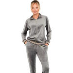Pyjama pantalon veste zippée Velvet Glow