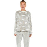 SELMARK - Ref.P13073S - Pyjama polaire pantalon top manches longues Artic