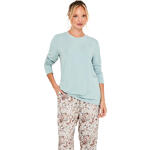 SELMARK - Ref.P13673S - Pyjama pantalon top manches longues Natural Paisley