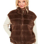 SELMARK - Ref.PC269SE - Gilet sans manches fausse fourrure PC2 Selmark