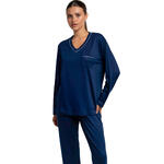 ADMAS FEMME - Ref.64605AD - Pyjama pantalon top manches longues Luxury Pearl