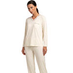 Pyjama pantalon top manches longues Luxury Pearl