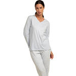 ADMAS FEMME - Ref.64742AD - Pyjama pantalon top manches longues Special Person