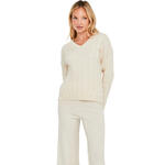 SELMARK - Ref.P13255S - Pyjama pantalon évasé top long Twist And Urban