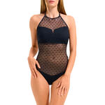 LISCA - Ref.23532LI - Body string échancré sans armatures RETRO DOTS Lisca