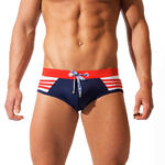 Slip de bain push-up Multi-Strip Power Shape'