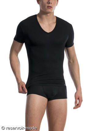 t shirt encolure large homme