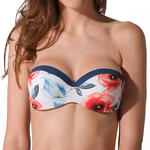 LUNA - Ref.91750LU - Soutien-Gorge de bain bandeau préformé Poppy Luna