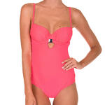 LISCA - Ref.43406LIR - Maillot de bain 1 pièce préformé Acapulco Lisca rouge