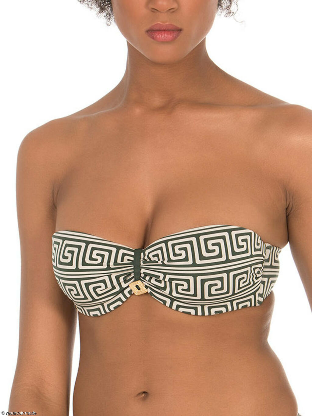 haut de maillot de bain vert