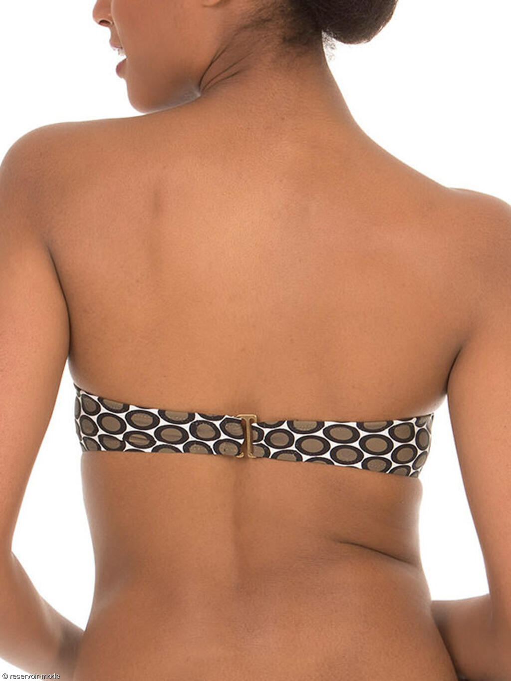 Haut Maillot Bandeau Lunares Selmark Marron Reservoir Mode Lingerie Femme Et Homme