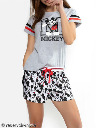 Tenue Dintérieur Pyjama Mickey Sport Gris Ref 50872ad Voir Les Tenues Dintérieur De La Marque Admas Woman Donnez Votre Avis