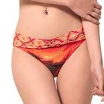 LUNA - Ref.91827LUR - Bas de maillot de bain Broadway Luna Splendida rouge