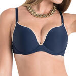 LUNA - Ref.1809LUNB - Soutien-gorge push-up décolleté Miracle One Luna bleu