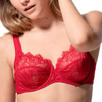 LUNA - Ref.14092LUR - Soutien-gorge armaturé Orchidea Luna Splendida rouge