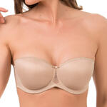 Soutien-gorge bandeau Adriana peau