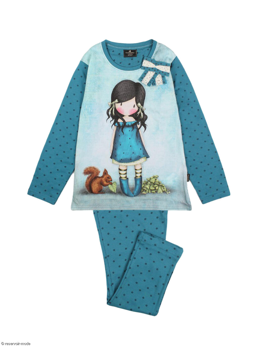 Pyjama manches longues You Brought Me Love Santoro Réservoir Mode