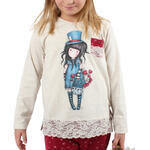 SANTORO LONDON - Ref.54403AD - Pyjama manches longues The Hatter ivoire Santoro