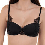 LISCA - Ref.10282LI - Soutien-gorge préformé Rhapsody noir bonnets F Lisca