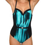 LISCA - Ref.43381LIB - Maillot de bain 1 pièce Jakarta bleu turquoise Lisca