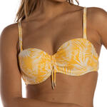 BEACHLIFE - Ref.070101B - Haut de maillot bandeau multipositions Palm Glow